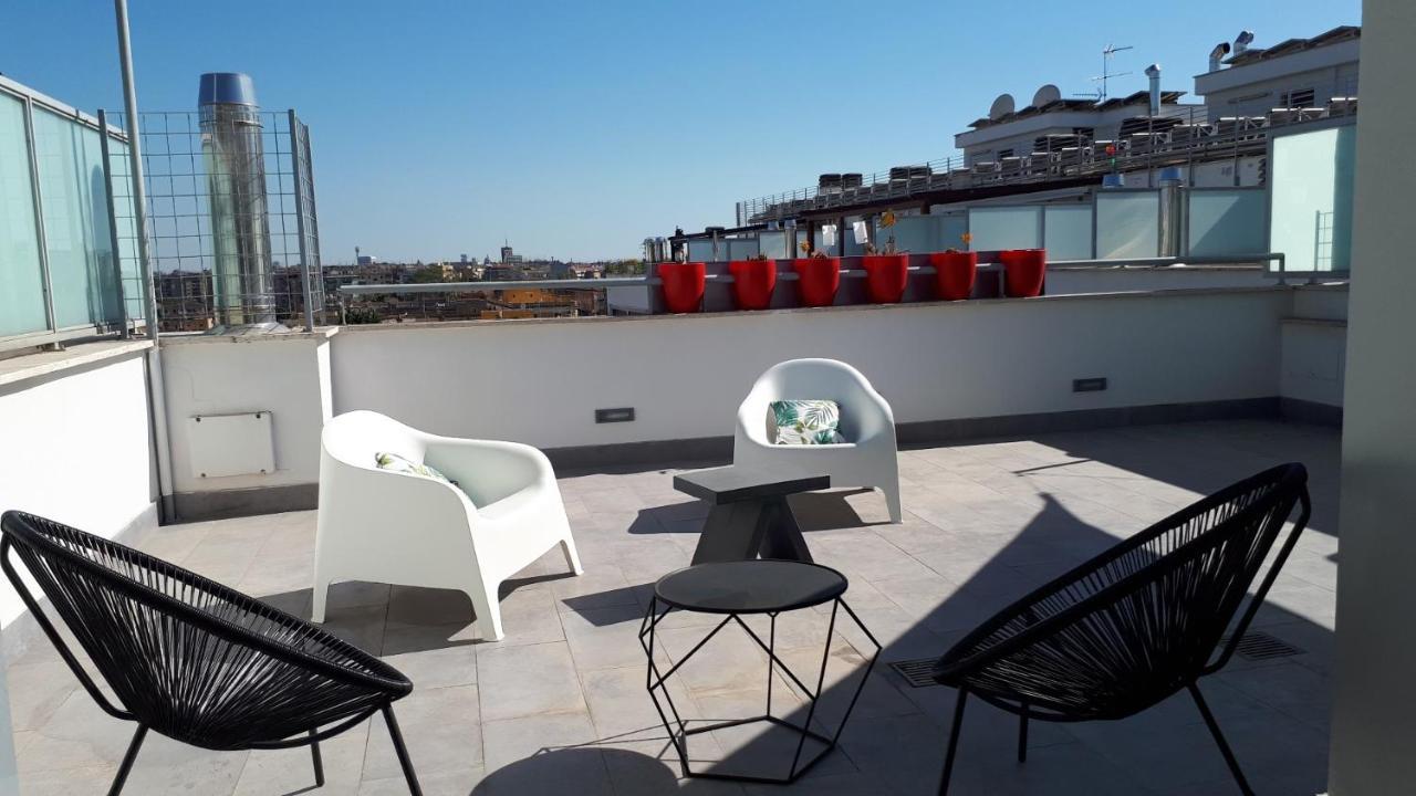 Penthouse 41 In Trastevere With Big Terrace Rzym Zewnętrze zdjęcie